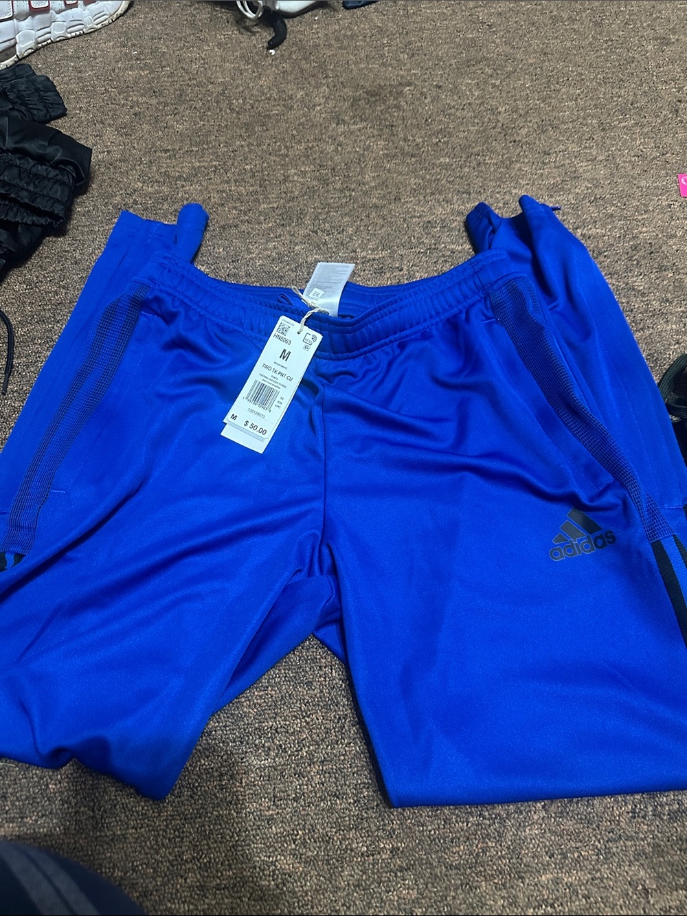 adidas  Royal Blue Athletic Joggers